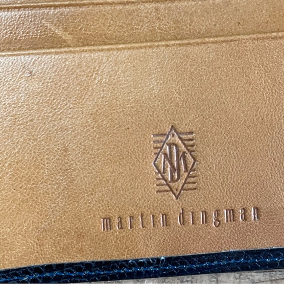 Martin Dingman wallet black leather luxury - Picture 3 of 7